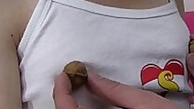 Teen honey fucks and gives handjob