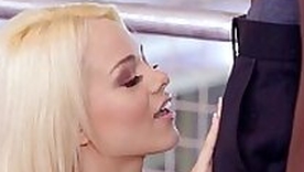 Blonde Teen Elsa Jean Riding Hard BBC