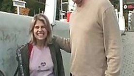 Chubby Peaches Teen gets fucked by a stranger around overturn