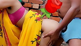 Babita-x-Singh Ghar Ke Bahar Outdoor Sex In Saree  Indian Sex