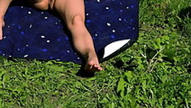 My neighbors daughter is tanning naked beside the garden