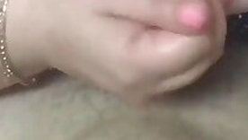 Rubbing my lovers Iranian big cock