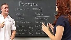 Ginger teen face jizzed