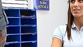 Uniform teen cum covered