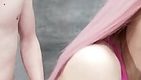 Anal Teen in the Powder-room