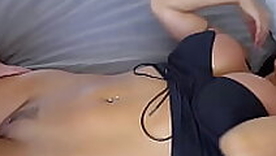 Oriental vixen August Taylor bouncing on stepson dick