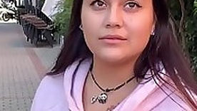 An innocent Latina teen fucks for money