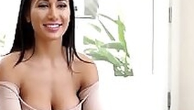 NannySpy Lonely dad seduces busty brunette Nanny Amia Miley