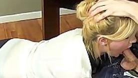 Deep throating for a job Fifi Foxx