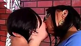 Lovely large lesbians be wild about each others juicy pussys