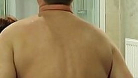 Lubricious big mamma teeny tease old man for fuck