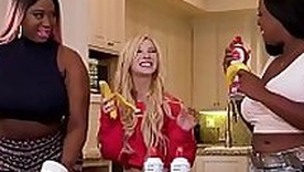 Kenzie Reeves Jayden Starr  Victoria Cakes Interracial Poof Sexual intercourse