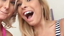 Natasha Voya and Carmen Caliente at Sextape Lesbians