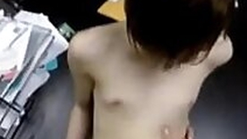 Innocent teen girl come for the intro and fack boss her sex for the job