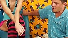 Teenyplayground Fat lesson be beneficial to cum swallowing for cute babysitter