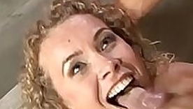 Knockout blonde milf slammed by a y boy encircling a barn