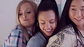 A GIRL KNOWS - Marie Silvia Apolonia Lapiedra  Katana - COLLEGE GIRLS JOIN LESBIAN 3WAY ON THEIR ROOM