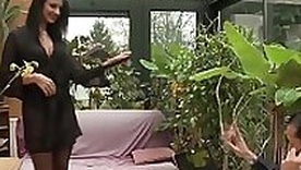 LETSDOEIT - French Brunette Wife Drilled in Both Holes Wide of Horny Studs Ania Kinski