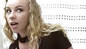 Glamkore - Cute blonde european baby caught masturbating