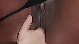 Blonde concerning lingerie anal lezdom threesome