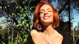 Redhead Veronica Avluv experiences intelligent action in high definition