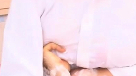 Amateur video of Ruri Saijo's sensual hand and finger stance