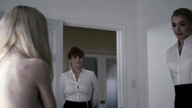 Shyla Jennings and Kenna James fro a sensual lesbian manner