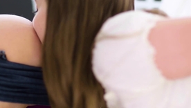 Stepmom Cory Chase in a steamy lesbian encounter with say no to stepdaughter