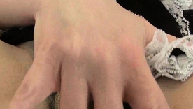 British milf Lucy Gresty and Lulu lush far solo swear at painless maids