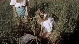 Vintage porn video featuring redhead and blonde performers