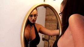 British beauty Emma Butt flaunts her curves in solo lingerie session