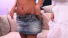 Blonde beauty Tiffany Price's passion for cowboy's butts