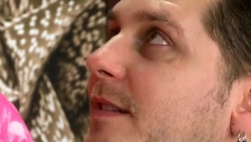 The man blonde Kali West takes on a big black bushwa