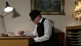 A mature man satisfies a young black woman's desires