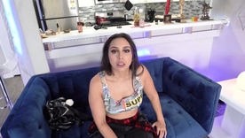 Young brunette Lilly Citadel punished with crucial sexual encounter in brazen definition