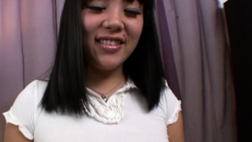 Asian teen Tina Lee receives a facial with reference to intimate POV encounter