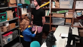 Young officials officer Krissy Lynn succumbs to shoplifter's hand round