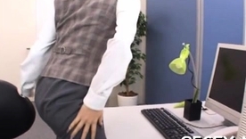 Asian maid Kotone Amamiya gets analed on every side public