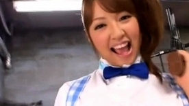 Japanese teen Aoi in lingerie adventures serious hardcore coition