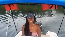 Asian tyro Heather deepthroats added to swallows cum in outdoor setting