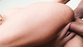 Aaliyah Love gives a sensual blowjob beyond everything a desk