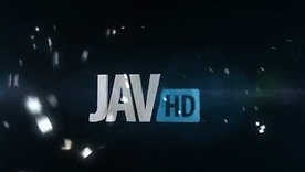 Asian beauty Moe Yoshikawa enjoys a threesome there two flimsy cocks