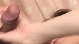 Asahi Miura's intense oral skills lead to a passionate encounter