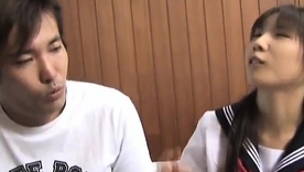 Momo Aizawa fondles penises between her large breasts and gets unsolvable penetrated