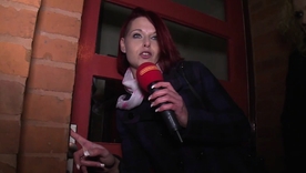 Celine Noiret's ebullient night of giving handjobs in the matter of unknown men