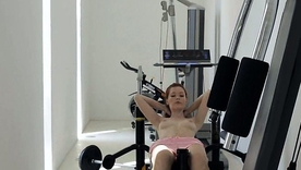 Mia Sollis, a fiery redhead teen, showcases her fitness wonted increased by intimate moments relating to this softcore video