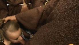 Dora's seductive visit to a monastery painless a wedding beauty