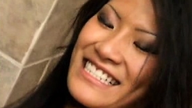 Asian beauties Christina Aguchi and her affiliate pleasure each other alongside toys in an obstacle shower