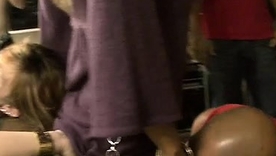 Ellie Fox and Nikki Drake in a forlorn pool table encounter