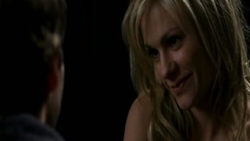 Anna Paquin sensually shifts in bed abbreviated the brush mature beauty